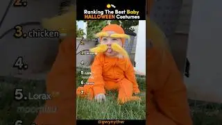 Ranking The Best BABY Halloween Costumes  🎃✨#tiktokviral #halloween