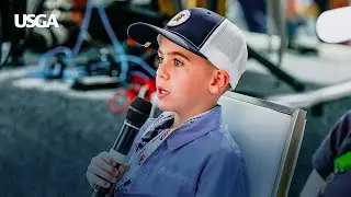 Sentry First Tee Jr. Reporter Silas Spends a Day at the U.S. Open