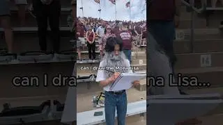 can I draw the Mona Lisa in a FOOTBALL GAME??