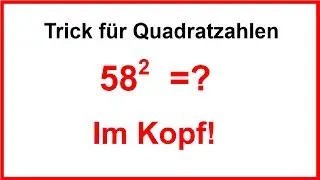 Kopfrechnen - Quadratzahlen leicht berechnen | LehrerBros