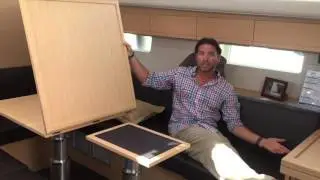 Jeanneau 54 Yacht Electric Table Option & Innovation By: Ian Van Tuyl