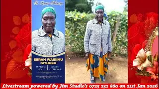 Celebrating the Life of Serah Wairimu Githuku