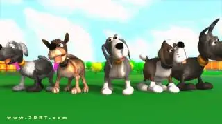 3DRT toonpets puppies 3d characters demo