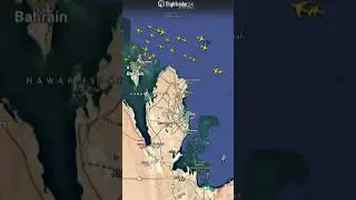 Flight path shows planes avoiding airspace across Middle East