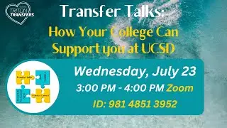 How Your College Can Support you at UCSD 7.23
