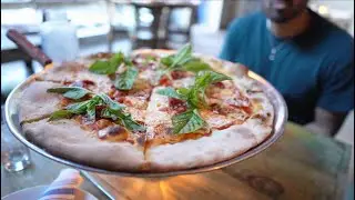 Eating at Lucali Miami