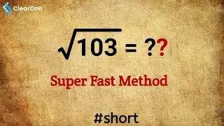 Easy Trick to Square Root of Non Perfect Square