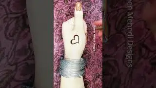 Cute Heart tattoo mehndi design | Love mehandi tattoo design | Henna designs #shorts #mehndi #henna