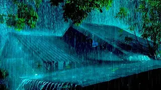 Listening to Rain on a Tin Roof 🌧️ | Thunderstorm Sounds to Slow Thoughts and Sleep Better