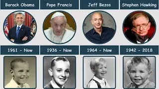 Childhood photos of world famous figures