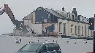 DEMOLITION SITE UPDATE 13/01/2026 BLACKPOOL DEMOLITION FOR MULTIVERSITY  BY PP O'CONNOR