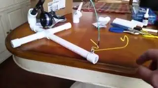Auto hook setting fishing rig