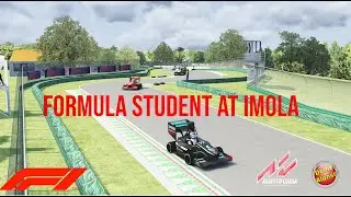 Racing the amazing formula student mod around Imola [Assetto Corsa]