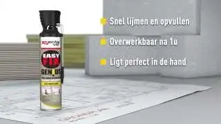 Rectavit Easy Fix Genius: uw favoriete PU lijm in een geniale nieuwe verpakking.