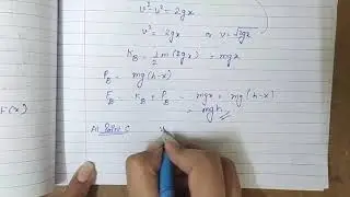 Class 11|6.7: Conservation of Mechanical energy in a freely falling body