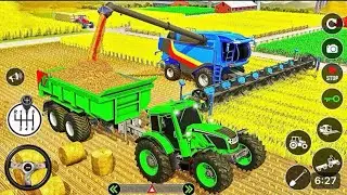 Farming simulator 22 gameplay | tractor farming game download | tractor game 3d Indian farming #game