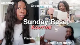 SUNDAY RESET ROUTINE  | hanging out with friends, prada wallet unboxing, doing laundry + self care