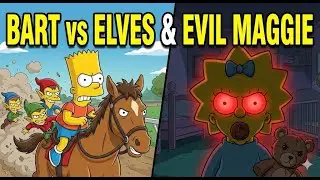 Simpsons Funny Moments | Bart's Elf Race & Evil Maggie Origins