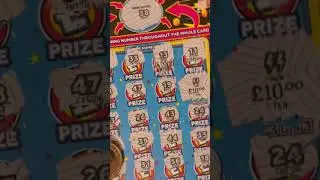 Быстрое видео с лотереей ScratchCard: выиграл 10 дважды на одной карте, пополнив баланс на 500. С...