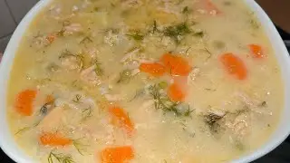 Soup with red fish #soup #fishsoup #redfish