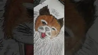 I broke the pencil 5 times #drawingmydogpart3🐕