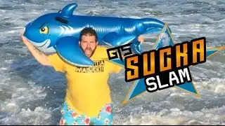 GRIM WRESTLES FAKE SHARK IN OCEAN! WWE SUMMERSLAM PROMO PARODY