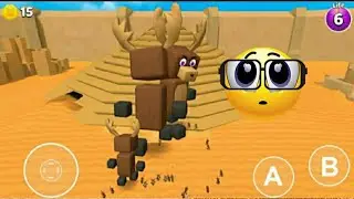 Giant Cake in Desert and Reindeer Guard - Super Bear Adventure Gameplay Walkthrough 