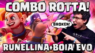 BUFF RUNELLINA + BOIA EVO OP = COMBO PERFETTA! - CLASH ROYALE ITA