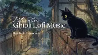 1 Hour Studio Ghibli Music for Studying, Relaxing & Focus | Late Night Music | Midnight Focus 🌙🌃