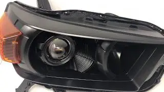 10-13 Toyota 4Runner Retrofit Black Headlights
