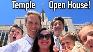 Saratoga Springs Temple Open House!!! We are grateful for eternal families!