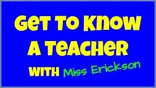 FSD Meet the Teacher - Jessica Erickson