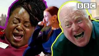 Tameka relives Phil Mitchell and Kim Fox's unforgettable childbirth scene | BBC