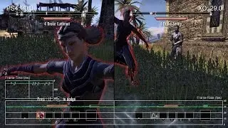 The Elder Scrolls Online PS4 vs Xbox One Gameplay Frame-Rate Test