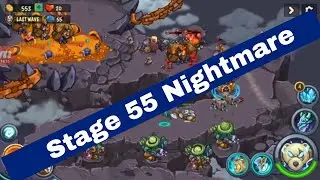 World 2 Level 55 King of Defense TD Nightmare | King of Defense TD Stage 55 Nightmare | 3 Stars