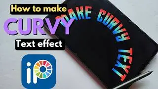 Как создать изогнутый текст в IBIS PAINT X | Простой урок по созданию эффекта ARCH для начинающих