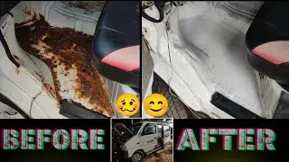 Eeco car floor repairing work 🔥⚙️💯#automobile  #engineering #eecocar #colour#gascutting #gaswelding 