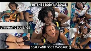 GRACE SPA ASMR Full Body Deep Massage ASMR: Back Cracking, Lymphatic Stomach, Scalp Scratching, Foot