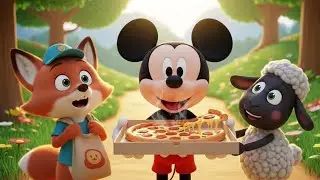 Mickey Mouse and the Lost Pizza Delivery | Fox & Black Sheep Story for Kids