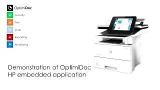 Demonstration of OptimiDoc HP Embedded Application