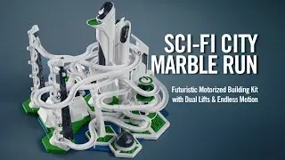 NeoHexa Metropolis 3d printed Marble Run
