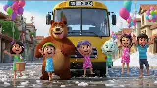 Silly Bear Soap Trouble | Mirha Helps Funny Bear | Chichu Rhymes
