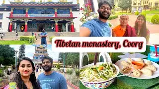 Meeting the Tibetan Monk !!! | Tibetan Monastery in Bylakuppe |  Golden Temple Coorg | Kannada vlog
