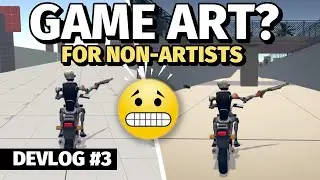 Making game art as an indie solo dev - with no artistic skills | Devlog 3