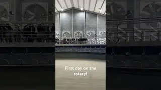 #dairyfarm #dairycows #dairy #milk #rotary #barn #new #construction #firstday #cow #happy