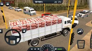 Fruit and vegetable 🍎 Delivered To Market || Indian Truck Driving Simulator 3D 