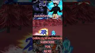 GAROU V.3 VS VACCINEMAN #mugenpc #animecharacter #mugengameplay