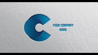 C logo / 3d C logo / minimal logo / professional logo / Touseeq GrafiTech / Graphics Designer