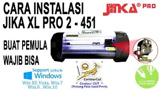 Cara Instalasi Mesin Cutting JINKA XL PRO 2 || JINKA XL 451