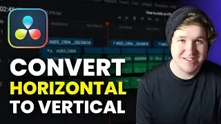 How To Convert Landscape Video To Portrait in Davinci Resolve (Step By Step)